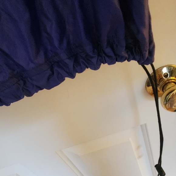 Llbean Pullover Vintage Windbreaker Purple  Quarter Zip Outdoors Active Size L - Picture 4 of 9